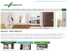 Tablet Screenshot of glas-hetterich.de